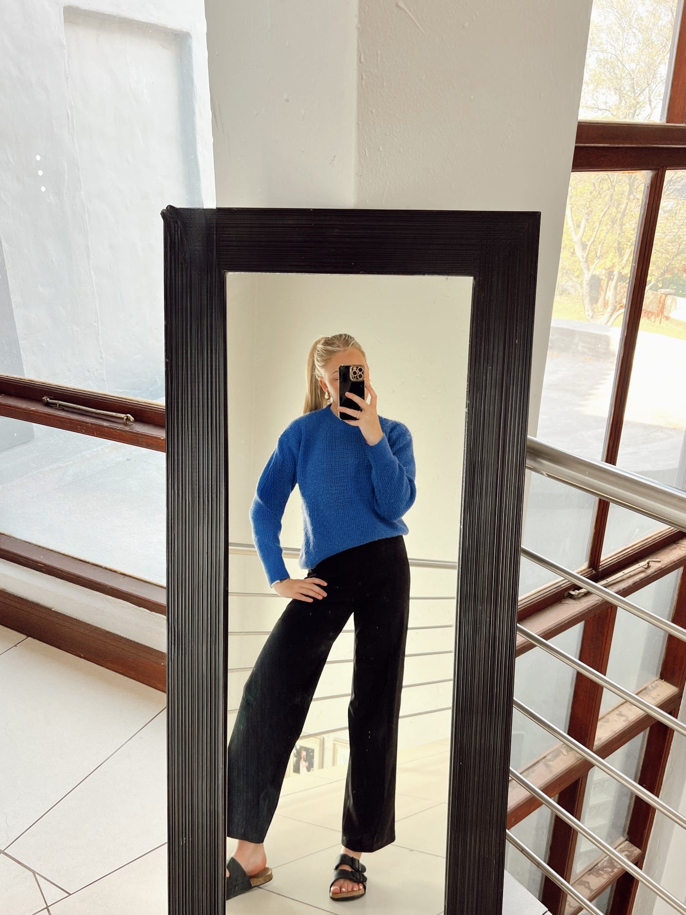 Blue sweater