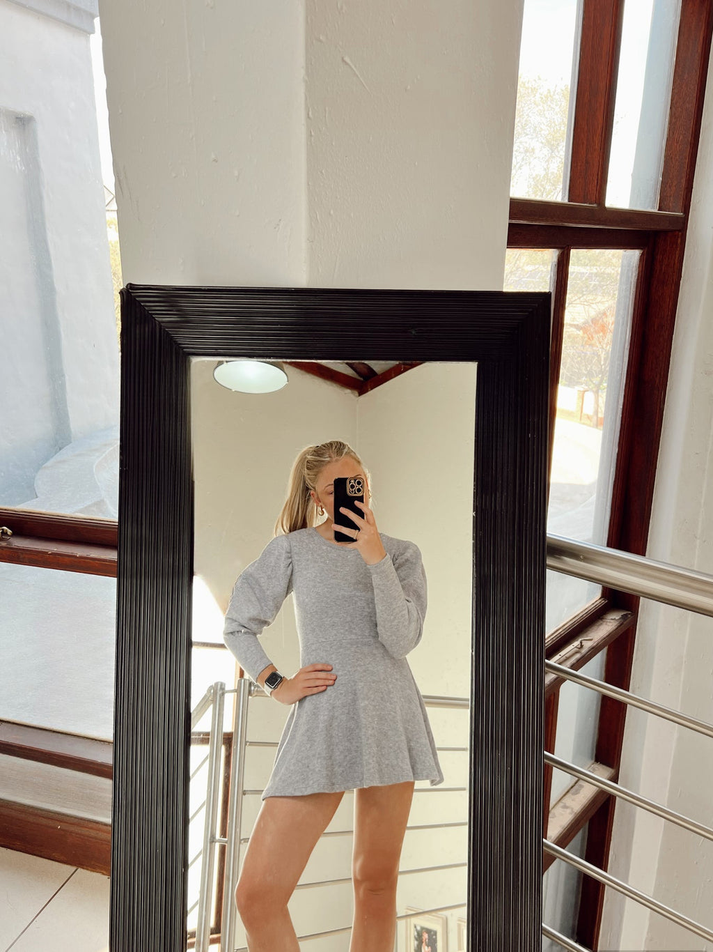 Sweater grey dress