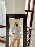 Sweater grey dress