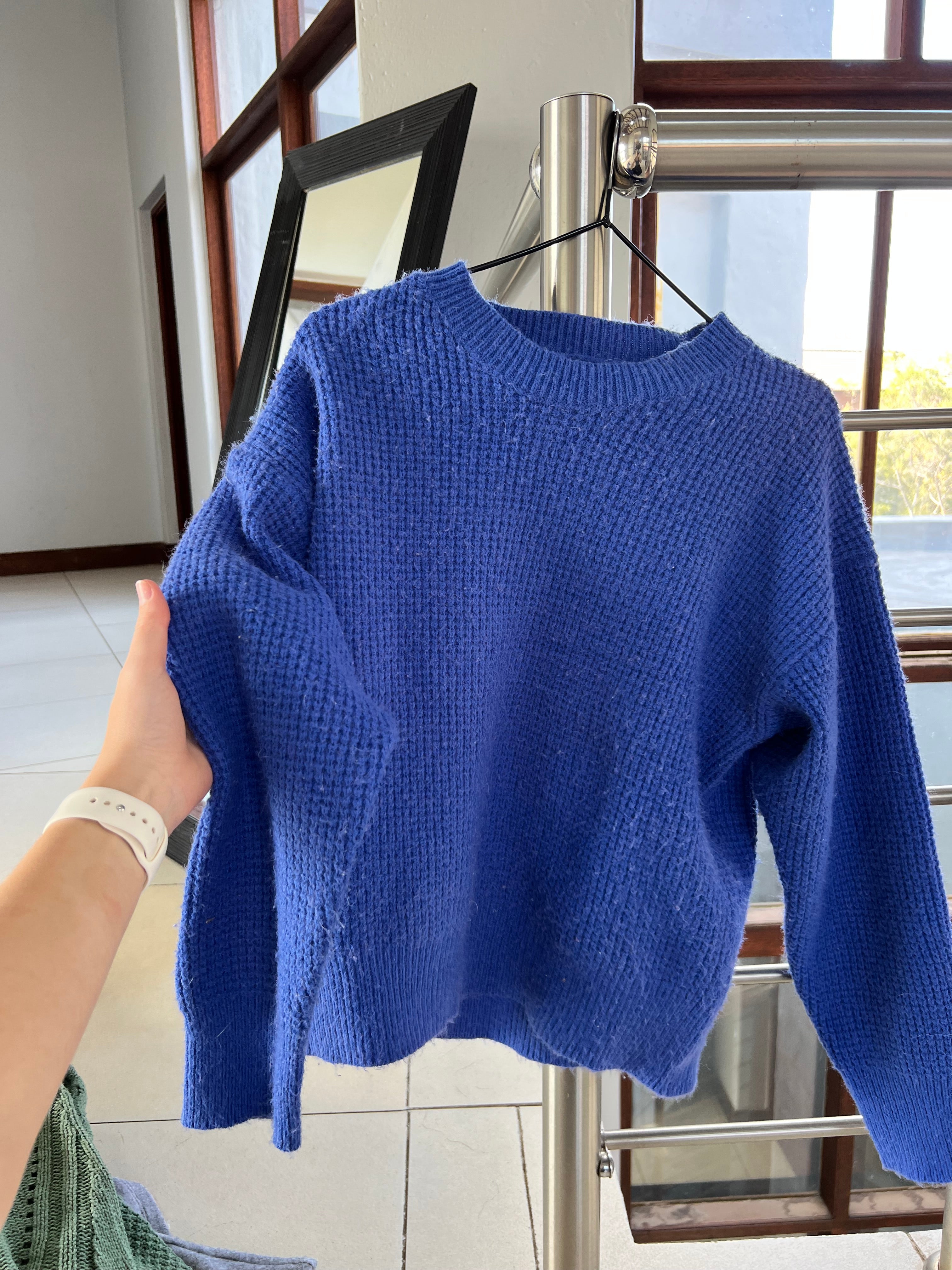 Blue sweater