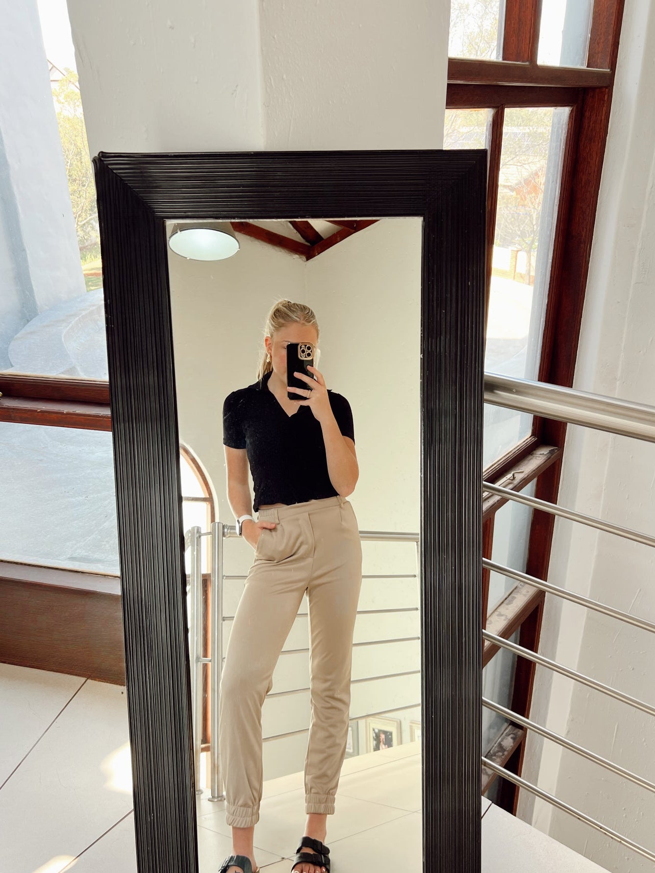 Beige pants