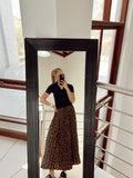 Leopard skirt